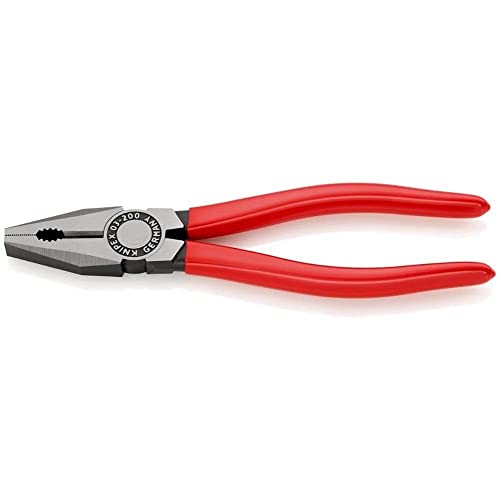 Knipex Pinza Universale Bonderizzata Nera, Rivestiti In Resina Sintetica 200 Mm 03 01 200