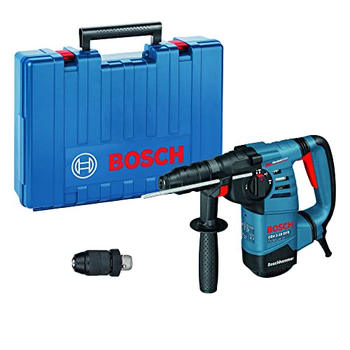 Bosch Professional Martello Perforatore Gbh 3-28 Dfr (Motore Da 800 Watt, Potenza Del Colpo Max.: 3,1 J, Mandrino Intercambiabile Sds Plus)