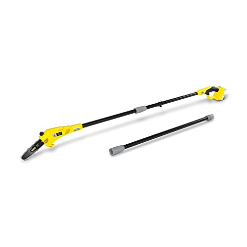 Kärcher Seghetto Telescopico A Batteria 18 V Psw 18-20, Barra Di Guida 20 Cm, Lubrificazione Automatica Catena, Potenza Massimo 80-160 Tagli, Utilizza