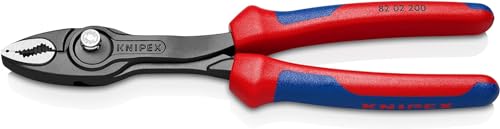 Knipex Twingrip Pinza A Presa Frontale Bonderizzata Nera, Rivestiti In Materiale Bicomponente 200 Mm 82 02 200