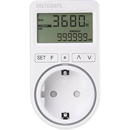 Voltcraft Sem4500 Misuratore Costi Energetici Previsione Di Spesa, Funzione Allarme, Tariffa Elettrica Impostabile
