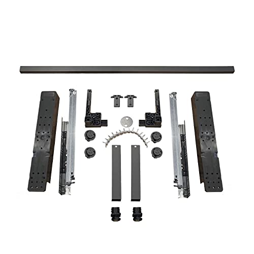 Vasalat Blum Space-Step Set Con Profilo Trasversale E Barra Distanziatrice 410 Mm, Grigio