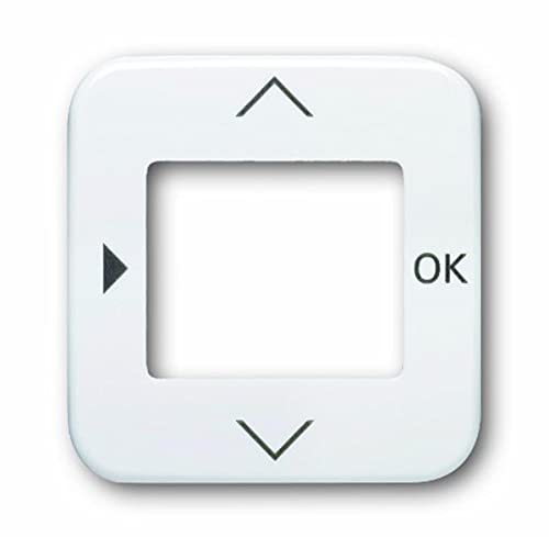 Busch-Jaeger 6435-214 Cover Plate For Busch-Timer® Control Cover 6455/6456, Alpine White, Reflex Si
