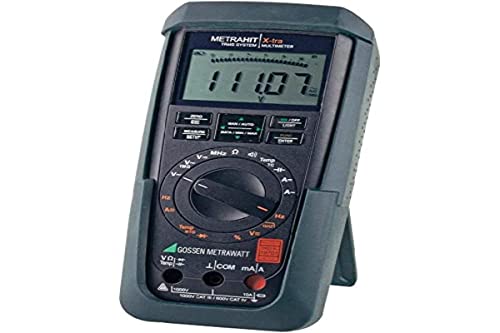 Multimetro Portatile Digitale Gossen Metrawatt Metrahit X-Tra Calibrato Secondo Dakks Cat Iii 1000 V Cat Iv 600 V Disp