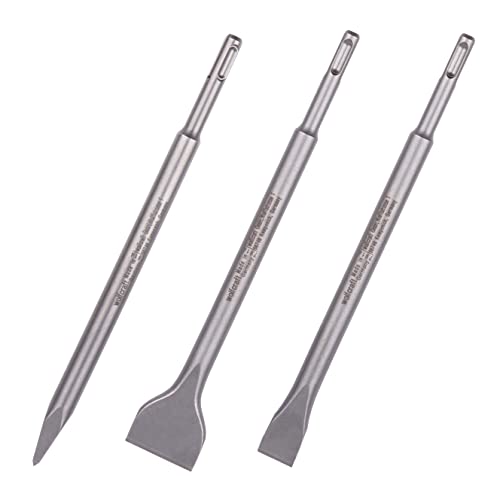 Wolfcraft Set Di Scalpelli Da 3 Pezzi, Attacco Sds-Plus, 7914000