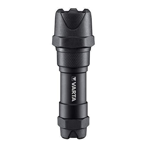 Varta Indestructible F10 Pro 6 Vatios Led Linterna/Linterna De Trabajo, Incluye 3 Pilas Aaa De Larga Duración, Resistente Al Agua Y Al Polvo, Absorbe