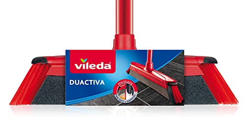 Vileda Scopa Duactiva Per Interni, Con Spugna Elettrostatica, Paracolpi,1 Pz