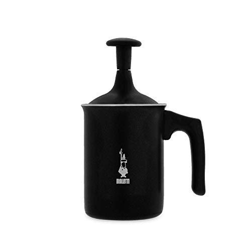 Bialetti Tutto Crema Alluminio Antiaderente, 3 Tazze, 160 Ml, Non Adatto Ai Piani Induzione, Nero, 24.99 X 19.99 X 14.99 Cm