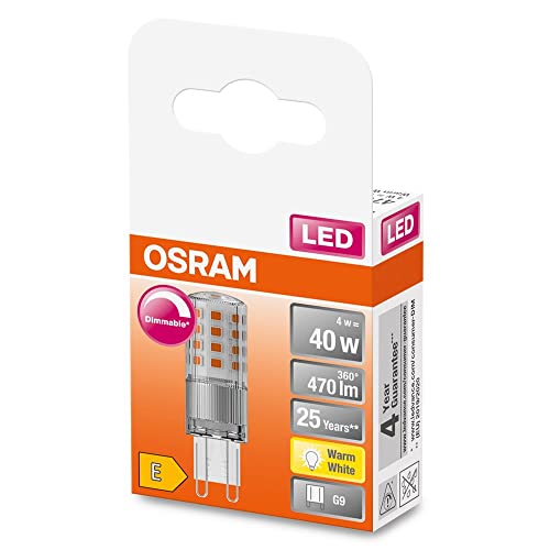 Osram Led Pin G9 Dim Lampadina 4 W, Chiaro, Confezione Singola