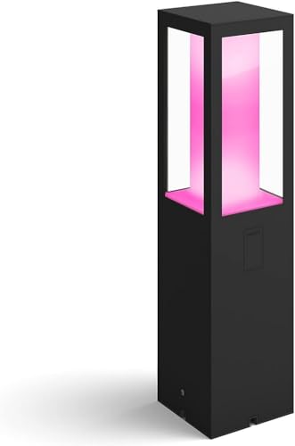 Philips Hue White And Color Ambiance Impress Piedistallo Smart Per Esterni, Led Integrato, 8W, Nero