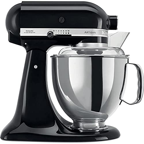 Kitchenaid 5 Ksm175Ps Eob Robot Da Cucina 5 Ksm175 4,8 L Artisan Onyx, Acciaio Inossidabile, Nero