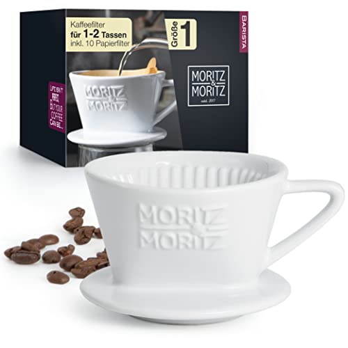 Caffè Italia Filtro Per Il Caffè Riutilizzabile - Per Un Caffè Dal Gusto Eccellente E Ricco Di Aromi - Filtro Manuale, Filtro Per Caffè In Ceramica - 
