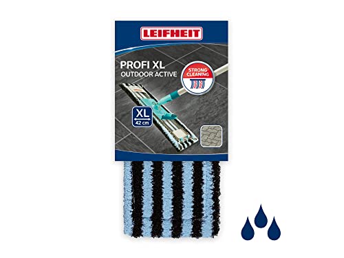Leifheit 55146 Ricambio Profi Per Esterno, Cottone, Nero/Blu, 42 Cm