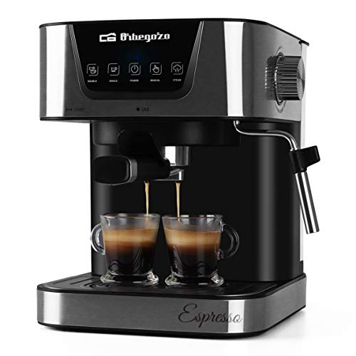 Orbegozo Cafetera Espresso Ex 6000 1050W 20 Bar Deposito De Agua 1.5L Extraible Permite Caf㉠Molido/Monodosis Vaporizador Ori