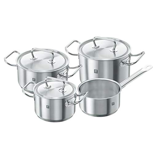 Zwilling Twin Classic Set Di Pentole, 6 Litri, Acciaio Inossidabile, Argento
