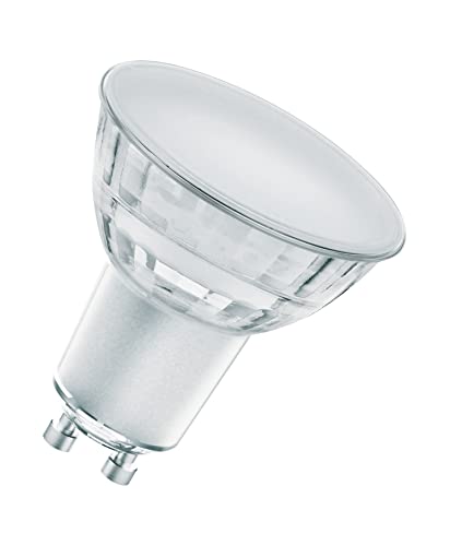 Osram Lamps Riflettore Led, Par16, Gu10, 4,1 W, Trasparente, Bianco Freddo, 4000 Kelvin
