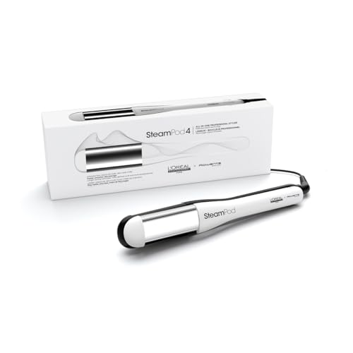 L'Oréal Professionnel, Steampod 4, Piastra Per Capelli Professionale Tutto In Uno, Con Tecnologia A Vapore, Per Qualsiasi Look Dal Liscio Al Riccio, P