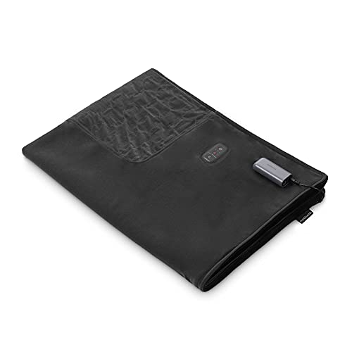 Medisana Ol 200 Coperta Termica Senza Fili Con Powerbank, Perfetta Per L'Ufficio, Con Spot Di Calore A 3 Livelli Di Temperatura Per Grembo E Gambe, Pr