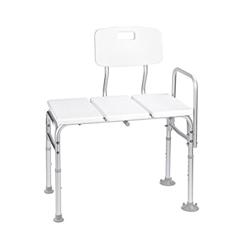 Ridder A0120101 Sedile Regolabile In Altezza Per Bagno, Colore Bianco