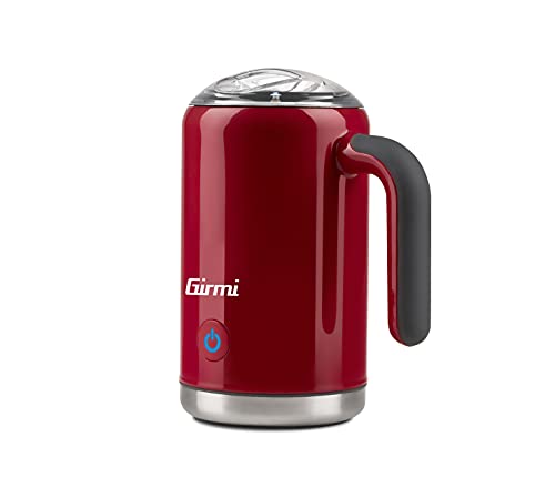 Girmi Ml5402 Montalatte, 500W, Capacità 350Ml, Spegnimento Automatico, Contenitore Antiaderente, Rosso