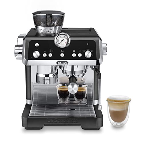 De'Longhi La Specialista Prestigio Ec 9355.Bm - Macchina Per Caffè Espresso Con Macinino Integrato E Ugello Professionale In Schiuma Di Latte, 2 Litri