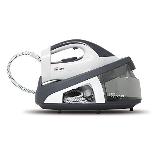 Polti Vaporella Simply Vs10.10, Ferro Da Stiro Generatore Di Vapore Con Serbatoio Estraibile Da 1,5 L, Max Pump 6,5 Bar, Funzione Eco, Bianco/Grigio