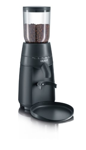 Graef Cm702Eu, 128 W, 250 Grams, Alluminio Plastica, Nero