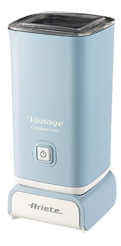 Ariete Cappuccinatore Vintage 2878, Montalatte Elettrico Stile Retrò Per Cappuccino E Cioccolata Calda, Montalatte Elettrico Cappuccino In 2 Minuti, C