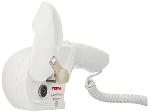 Tefal 8535.31 Apriscatole Manuale Elettrico, Colore: Bianco/Greige
