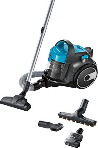 Bosch Serie | 2 Aspirapolvere Senza Sacco Con Prestazioni Elevate, Filtro Hygienic, Tecnologia Aircycle, Compatto E Leggero, Turchese