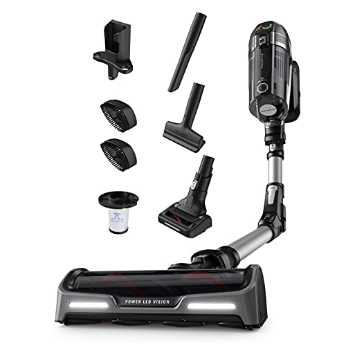 Rowenta X-Force Flex 14.60 Aspirapolvere Senza Fili Potente, Kit Animal Care, Scopa Elettrica Leggera Multisuperficie, Tecnologia Flex, Autonomia 1 Or