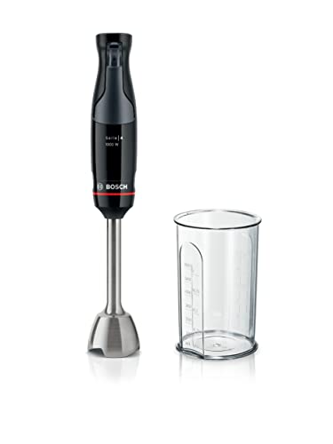 Bosch Ergomaster Serie 4 Frullatore A Immersione, 1000 W, Plastica, Nero