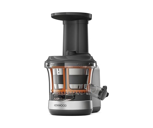 Kenwood Kax720Pl, Accessorio Centrifuga Estrattore Di Succo Slow Juicer Per Impastatrice Planetaria, Dotato Di Caraffa 400Ml, Funzione Risciacquo, Met