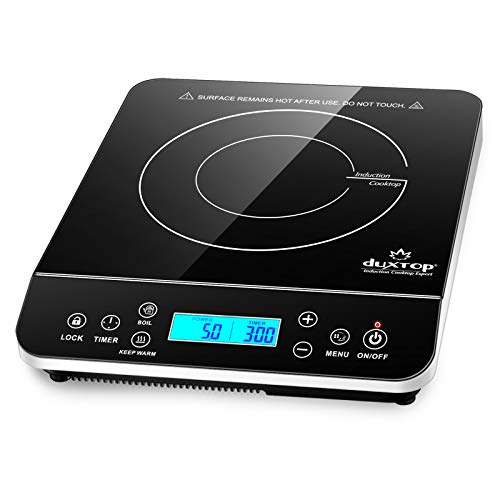 Duxtop Piastra Induzione Portatile, Fornello A Induzione, Piano Cottura Induzione Con Sensore Touch Control 2100W, Display Digitale A Lcd, Timer Di 10