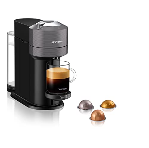 Nespresso Vertuo Next Env120.Gy, Macchina Da Caffè Di De'Longhi, Sistema Capsule Nespresso Vertuo, Serbatoio Acqua 1L, Grigio