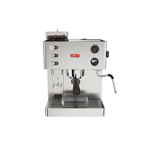 Lelit Pl82T Kate, Macchina Da Caffè Prosumer Con Macina Caffè Integrato E Lcc Per Gestire Tutti I Parametri