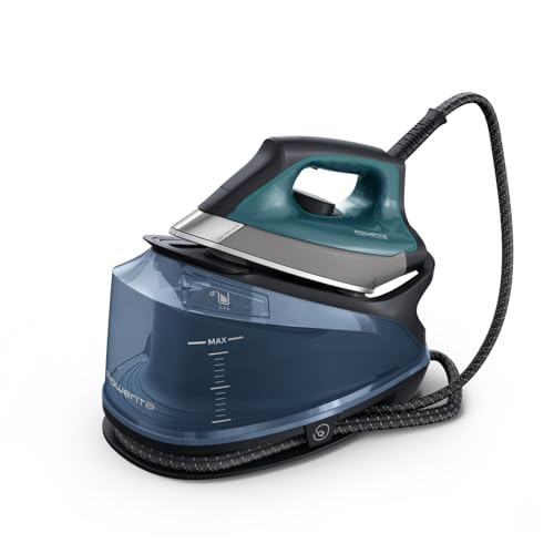 Rowenta Dg7621 Compact Steam Pro Ferro Da Stiro A Vapore Con Caldaia Silenziosa, Pressione Fino A 6.2 Bar, 2200 W, 1,1 Litri, Con Tecnologia Eco Intel