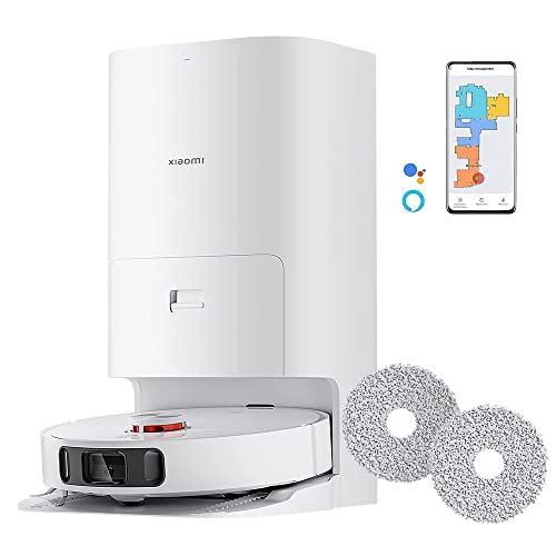 Xiaomi Robot Vacuum X10+, Aspirapolvere E Lavapavimenti, Navigazione Laser 3D E Sistema S-Cross Ai, Stazione Di Pulizia Smart, Sollevamento Panni Auto