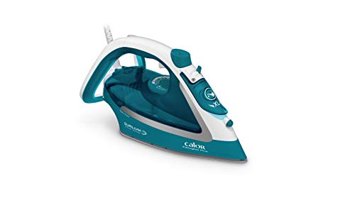 Calor, Fer À Repasser Easygliss Plus, Stiro, Ferro Flusso Di Vapore Continuo Di 40, Funzione Pressing Di 195 G/Min, 2500 W Fv5719C0, Turchese