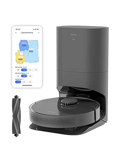 Dreame D10S Plus Robot Aspirapolvere E Lavapavimenti Con Dualboost 1.0 Auto-Empty,Ia,Navigazione Lds, 5.000Pa, Autonomia Di 280 Min,Controllo Tramite