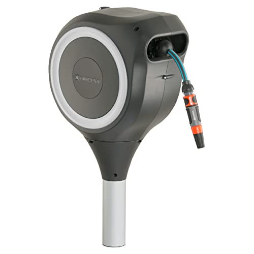 Gardena Avvolgitubo Da Giardino Rollup S, Bianco, 15 M