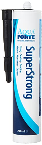Aquaforte Glue Superstrong Ms Polymer, Nero, Cartuccia 290Ml