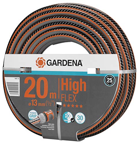 Gardena Comfort Highflex 13 Mm (1/2 Pollice), 20 M: Tubo Da Giardino Con Profilo Di Presa Di Forza, Pressione Di Scoppio Di 30 Bar, Dimensionalmente S