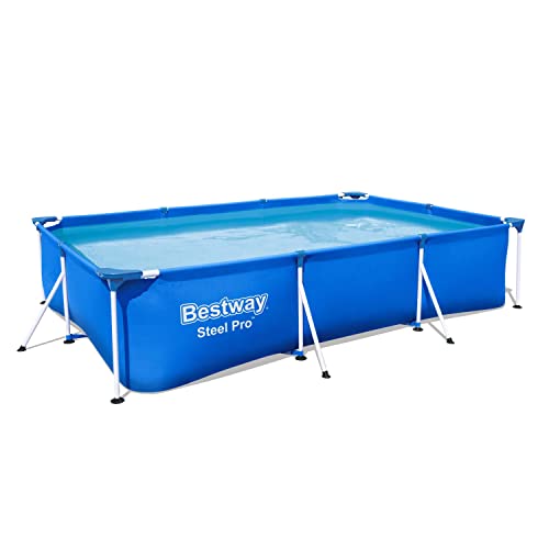 Bestway 56404 Piscina Fuori Terra Steel Pro Rettangolare Da 300X201X66 Cm