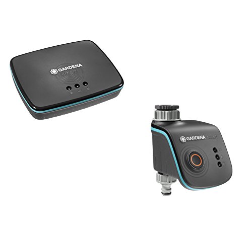 Gardena Smart Water Control Set: Sistema Di Irrigazione Intelligente Tramite Smart App, Incluso Smart Water Control E Smart Gateway (19103-20)
