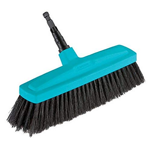 Gardena Scopa Combisystem: Scopa Spazzare Lo Sporco All'Interno, Larghezza Lavoro 34 Cm, Setole Fatte Una Miscela Plastica E Crine Cavallo, Delicate S