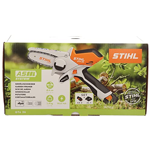 Stihl - Taglialegna A Batteria Gta 26, Con Batteria As 2 E Caricatore Al 1