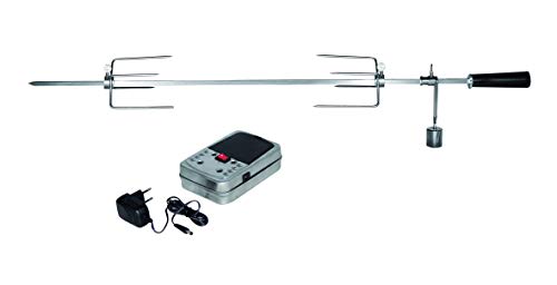 Enders Girarrosto Barbecue - Spiedino Girevole In Acciaio Inox + Motore Elettrico Incluso - Compatibile Con I Barbecue Monroe Pro 3 + 4 & Boston 3+ 4