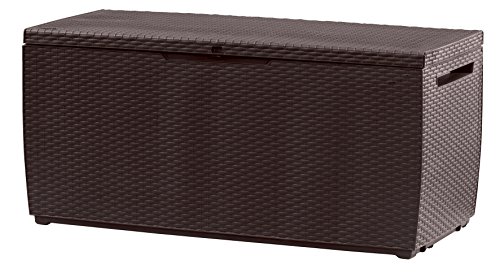 Keter S14647140 Baule Capri Marrone 305 Litri In Resina Cm 123 X 53.5 X 57 H