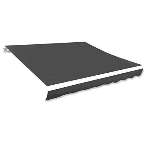 Vidaxl Tendone Parasole In Tela Antracite 300X250 Cm Idrorepellente Tenda Sole
